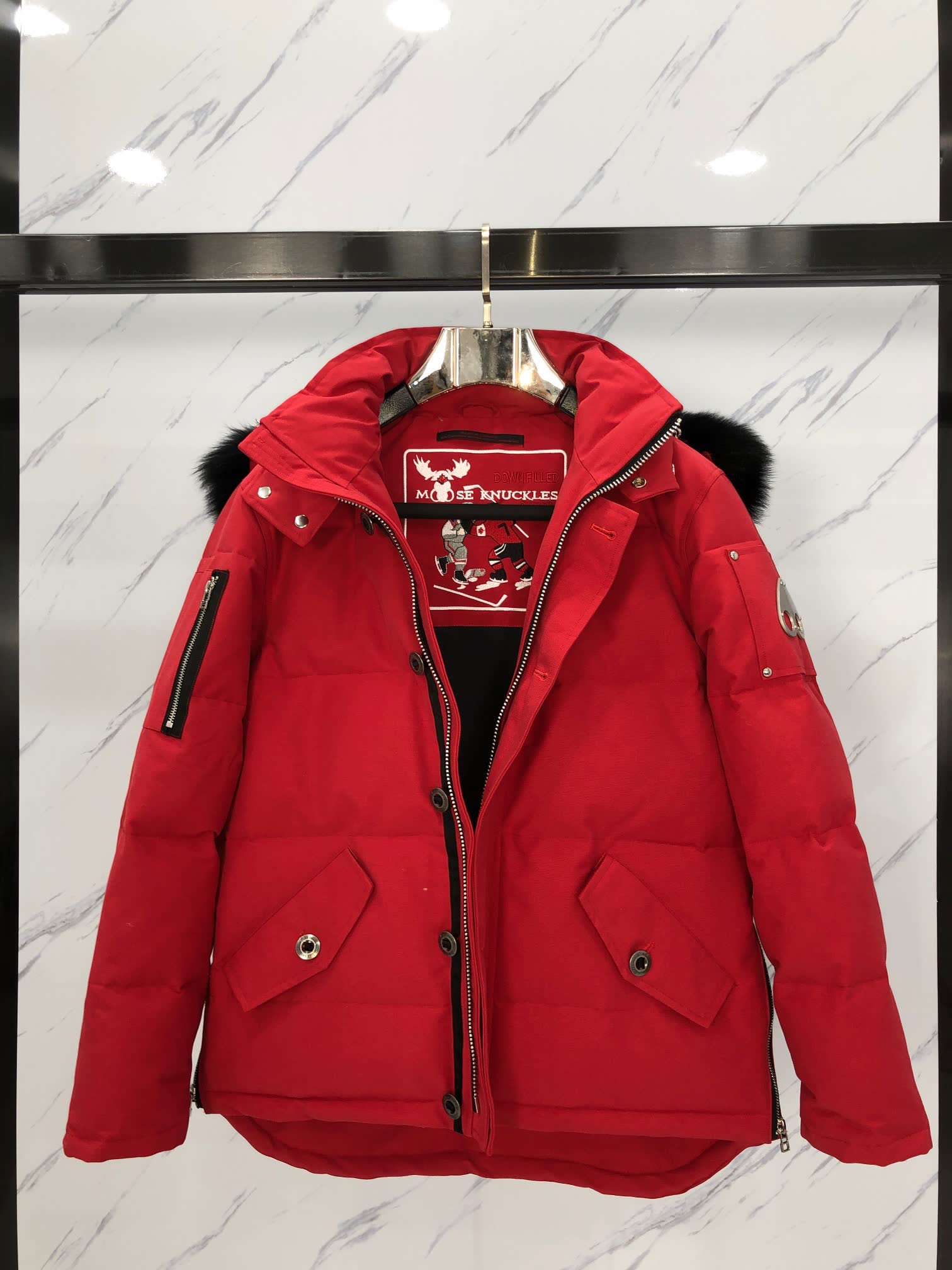 Moose Knuckles Hooded Down Puffer Jacket Moose Knuckles Hooded Down Puffer Jacket